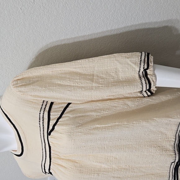 Bohme Valentino Cream Top Size M - Picture 6 of 11